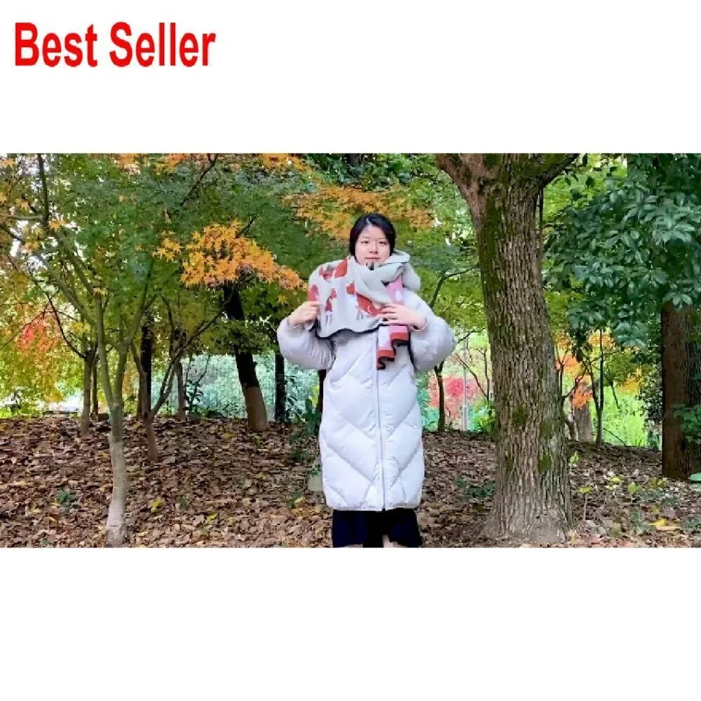 Cashmere Feel Long Pashmina Scarf Fringe Elegant Winter Fashion Chic